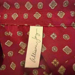Allison Joy Women’s Red  Button Up Blouse Photo 2