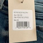 MOTHER Denim NWT  Mid Rise Dazzler Ankle Fray Jeans Riding Cliffside Size 26 Photo 13