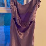 Hello Molly Purple Satin Mini Dress Photo 4
