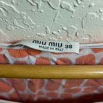 Miu Miu ‎ Orange & White Dames Jurk Classy Dress ( 38 ) Photo 3