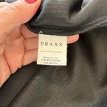 BRASS Clothing Women's Dress The A Line Black Short Sleeve Ponte Knit Pockets XS Photo 2