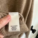 Apt. 9  100% cashmere turtle neck neutral sweater, size L, small hole, very soft Photo 10
