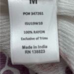 Idyllwind M Painted Floral White Tank Top with Embroidered Look Details Photo 7