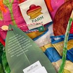 Farm Rio NWT  Summer Picnic Sleeveless V-Neck Midi Dress Sz M Photo 5