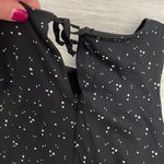 Loft Ann Taylor  Black with White Dots Sleeveless Above the Knee Dress Size SP Photo 7