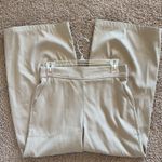 Max Studio  London Beige Tan Wide Leg Elastic Waist Pull On Pants Womens Small Photo 3