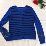 Gap XS Striped Cardigan with Sequin Sleeve Stripes Photo 0