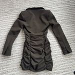 ZARA  Olive Green Blazer Dress Photo 6