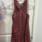 Cloud Ten Maroon Lace Dress  Photo 1