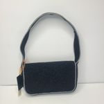 Viral Black Beaded Skull & Crossbones Shoulder Bag Made In India Goth Punk Photo 3