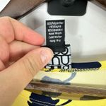 Clara Sun Woo Top M Yellow Navy Cold Shoulder Floral Bold Print Artsy Boho Size M Photo 3