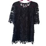 Pretty Angel  Black Lace Overlay Mini Dress Womens Small Delicate Whimsygoth NWT Photo 1