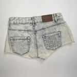 ZARA  Acid Wash Studded Shorts Photo 4