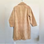 Alo Yoga NWOT Oversized Sherpa Trench Coat In Camel Teddy Jacket Size Small Photo 4