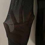 Black Sheer Top long sleeve Jumpsuit Size XL Photo 4