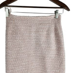 Max Mara NEW Tweed Metallic Virgin Wool Suit Skirt Pink Size 4 Photo 1