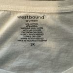 Westbound  Woman 3X White Knit Popover Top Photo 4