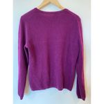 Charter Club Long Sleeve 100% Cashmere Pullover Sweater Purple Women's Size XL Photo 2