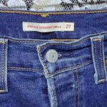 Levi's  High Rise ribcage ankle straight Dark Blue Jeans 27 like new Photo 1