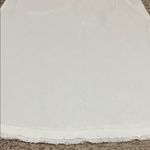 Eileen Fisher White Knit Mini Knee Length 100% Organic Linen Skirt - Size PS Photo 10