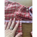 Ralph Lauren Lauren  Red Plaid Button-Up Shirt - XS Photo 3
