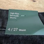 Wild Fable  Women's Black Wash Wide-Leg Bermuda Jean Shorts - Size 4 - NWT Photo 1