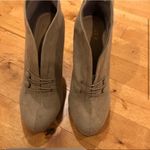 Apt. 9  Suede Taupe Ankle Heeled Booties | Boots | Pumps Photo 3