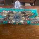 Green and Bronze Sequin Clutch Photo 2