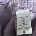 Time And Tru Lavender Perfectly Imperfect Sweatshirt Size Small Purple Photo 5