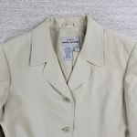 Eddie Bauer VTG AKA Silk Blend Jacket Womens 10 Cream Tan Lined Preppy Academia Photo 8