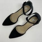 BP Nordstrom  Black Suede D'Orsay Ankle Strap Pumps (7.5) Photo 1