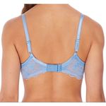 Wacoal 853256 Lace Affair Contour Bra Foam Padded Underwire Size 36B Blue Photo 1