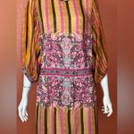 Anthropologie Sunpass Dress by Tanvi Kedia Orange Size S Beaded $198. E4 Photo 8