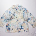 Partners Vintage Hawaiian Blue White Shirt Mens Medium Unisex Womens Large Photo 2