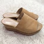 Schutz  Thalia Espadrille Platform Wedge Slides Tan‎ 10B Photo 1