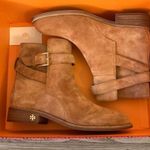 Tory Burch Brooke Ankle Suede Buckle Boot Size 7 NEW Photo 7