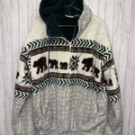 st. john's bay Womens Oversized Vintage St John’s Bay Fleece Jacket Photo 0