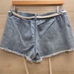 Aerie {M} Blue Denim Lightweight Braided Rope Belt Photo 2