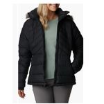 Columbia  Stepstone Pass Water Resistant Puffer Jacket Faux Fur Trim hood black M Photo 2