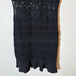 Roberto Cavalli Black Lace Pattern Sleeveless Mini Dress Size 40 (US 4) Photo 5