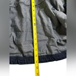 Almost Famous Dark Blue Jean Jacket with Bungee Tie Hem | Size XL Photo 4