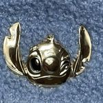 Disney Stitch Blue Plush & Gold Mini Backpack Bioworld Lilo and Stitch RARE Photo 12