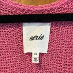 Aerie bright pink scoop neck knit oversized sweater Photo 1