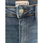 Cello Women's Jeans Flare Two-Tone Blue Size, 11 Photo 8