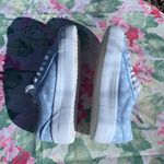 Sincerely Jules  Light Blue Floral Platform Sneakers Size 7.5 Photo 2