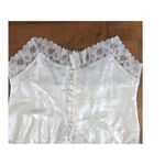 NWT 1980's Vintage, Lauren, Alexandra Bridal lingerie White camisole size large Photo 3