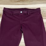 Hue  Curvy High Waist Ultra Soft Maroon Leggings Women’s Small Photo 3