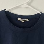 Madewell  The Perfect Crewneck Tee in All Day Jersey Cotton Navy XS New Photo 1
