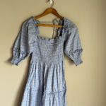 Hill House  Nesli Dress in Diana blue check XS Photo 3