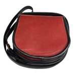 Vintage: Boots ‘n Bags ❁ Accordion Mini Crossbody Saddle Bag ❁ Brick Red Leather Photo 7